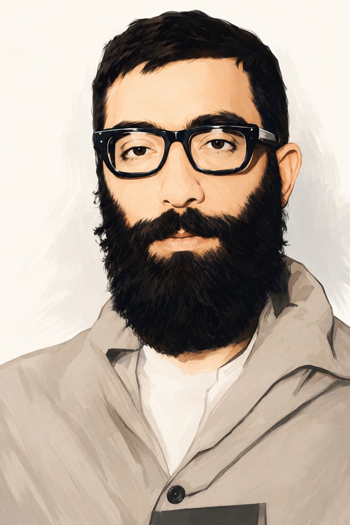 Symbolic image of the years of struggle, arrest, prison, and exile of Ayatollah Khamenei before the Islamic Revolution