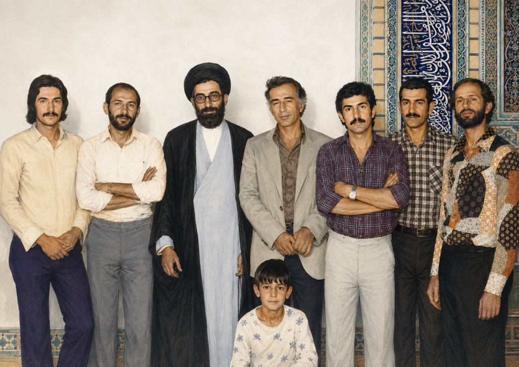 Symbolic image of the Quranic interpretation sessions and the presence of the youth in the Mosque of Karamat in Mashhad